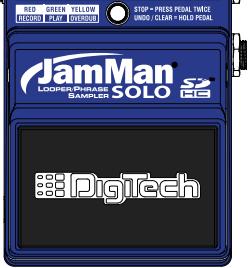 DIGITECH JAMMAN SOLO - Configuration 3 - entre mp3/aux - 2