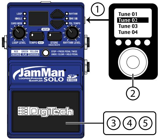 DIGITECH JAMMAN SOLO - Enregistrement à partir d'un lecteur de MP3 ou de CD - 1