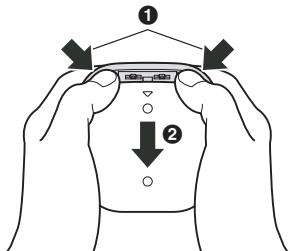 PANASONIC KX-HNS104EX2 - Introduction des piles - 1