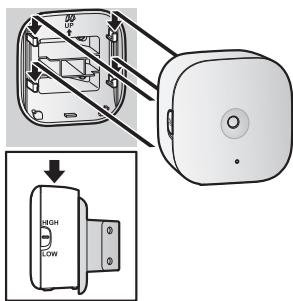 PANASONIC KX-HNS104EX2 - Utilisation de l'adaptateur de montage mural - 3