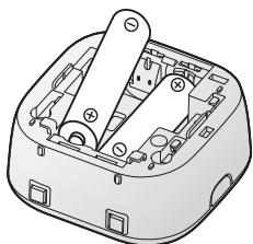 PANASONIC KX-HNS104EX2 - De batterijenplaatsen - 2