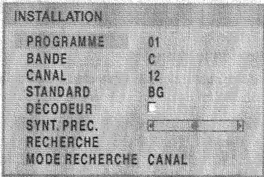 SABA SCTN08 - Sélection du canal - 1