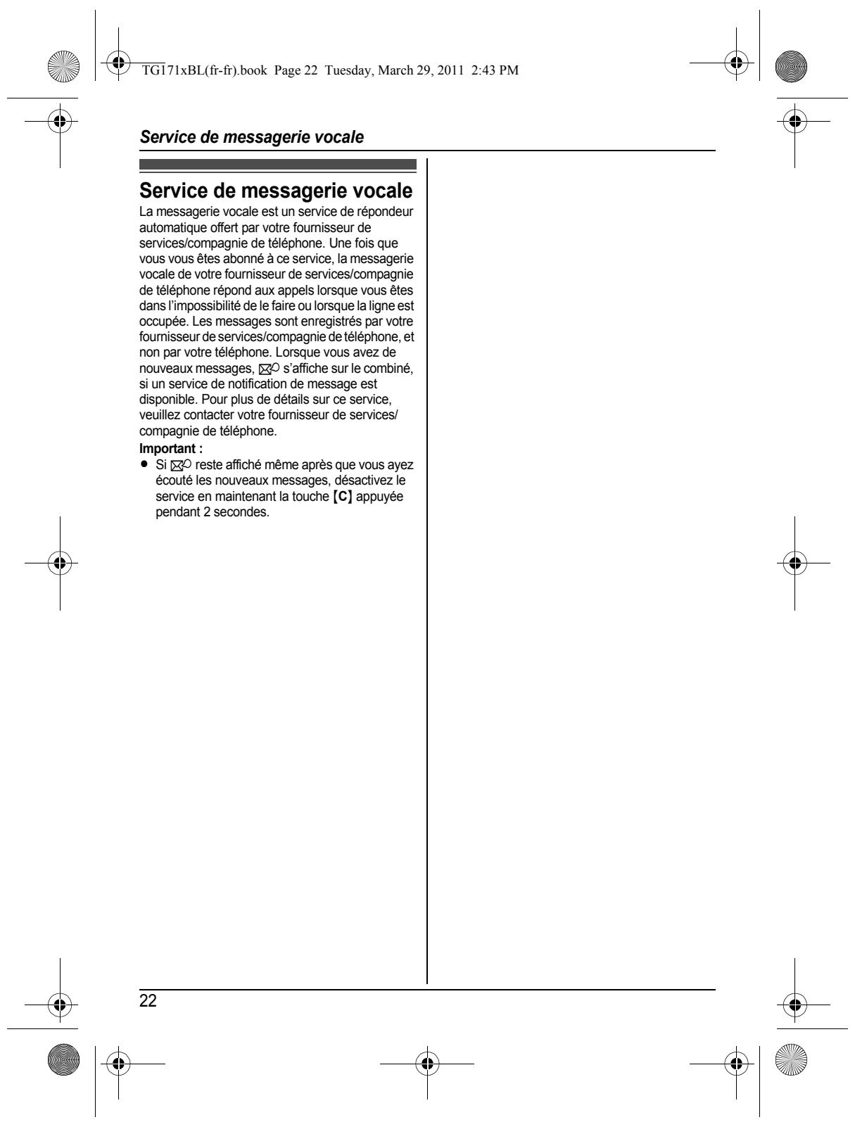 PANASONIC KX-TG1611 - Effacement des informations des appelants - 6