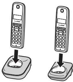 PANASONIC KX-TG1611 - Charge de la batterie - 1
