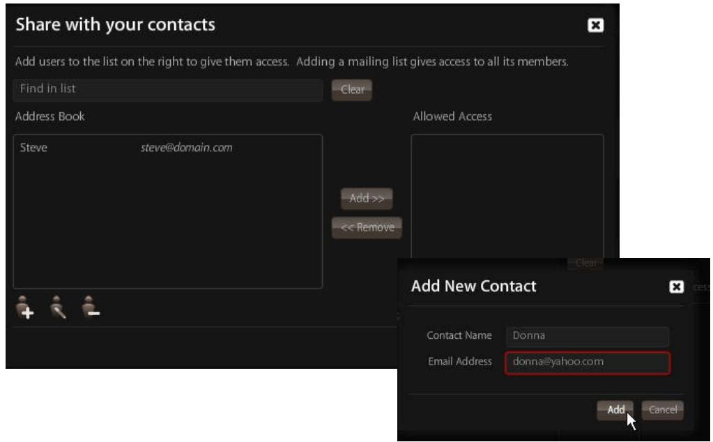 NETGEAR MS2000 - To Add Contacts to your Address Book - 2