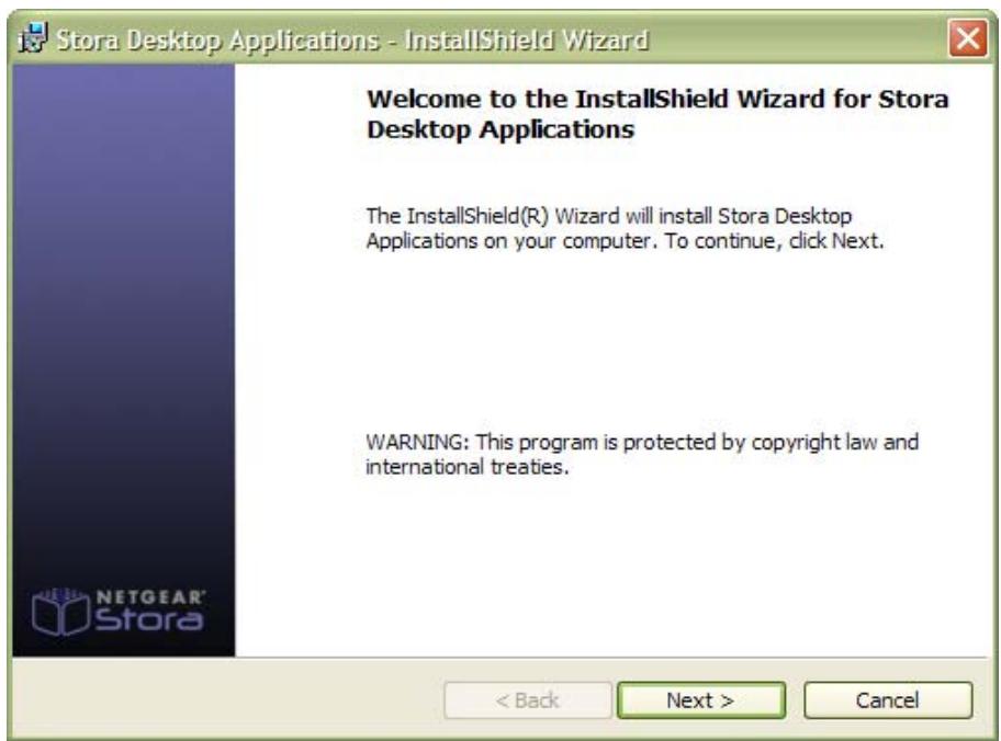 NETGEAR MS2000 - Welcome Screen - 1