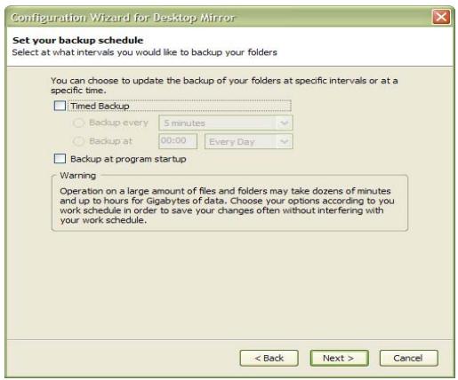 NETGEAR MS2000 - Set Backup Schedule - 1