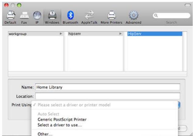 NETGEAR MS2000 - To add a printer - Mac - 2