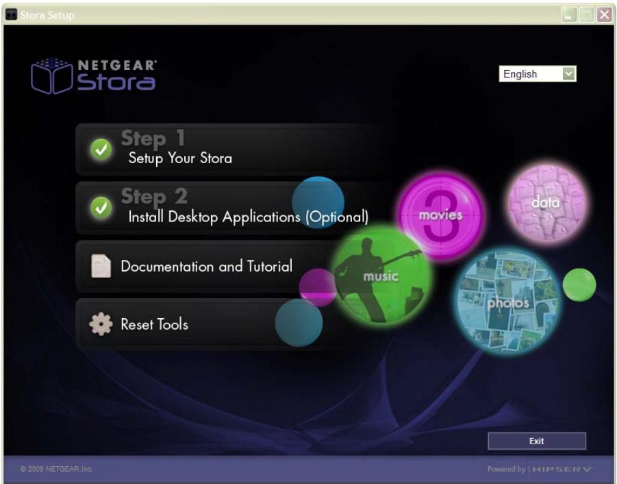 NETGEAR MS2000 - Check mark Confirms Successful Installation of Applications - 1