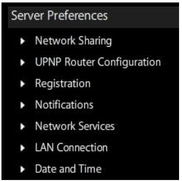 NETGEAR MS2000 - Server Preferences - 1
