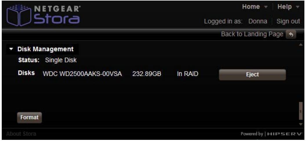 NETGEAR MS2000 - Button options that appear - 1