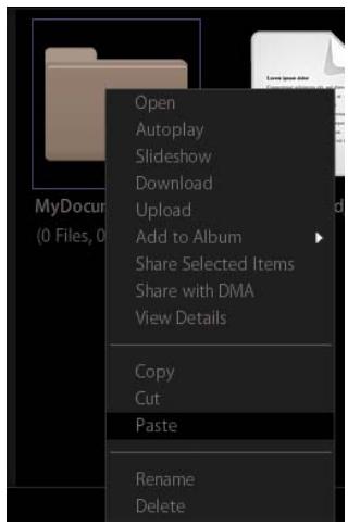 NETGEAR MS2110 - Moving a folder - 2