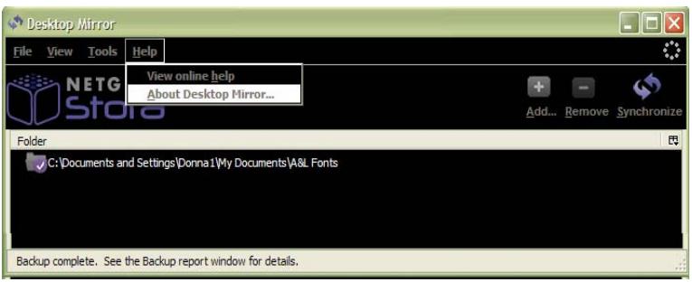 NETGEAR MS2110 - About Desktop Mirror - 1