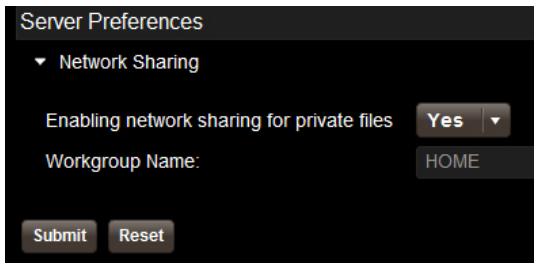 NETGEAR MS2110 - Enable Network Sharing - 1