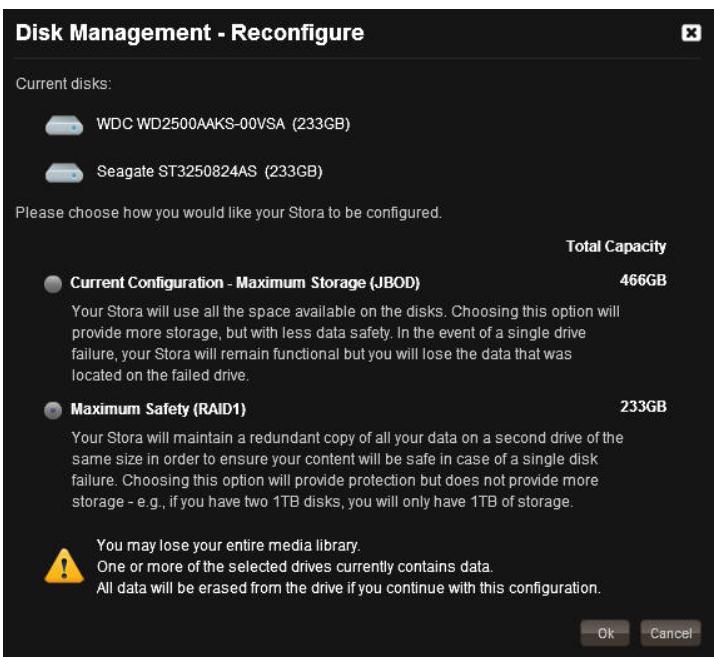 NETGEAR MS2110 - Button options that appear - 4