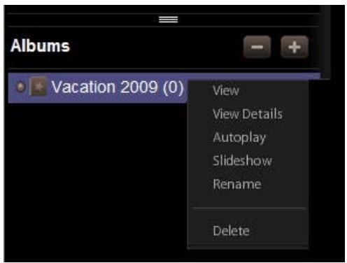 NETGEAR MS2110 - Displaying the Album Menu - 1