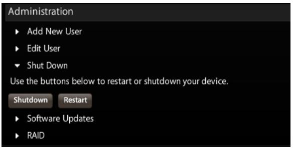 NETGEAR MS2110 - Shut Down - 1
