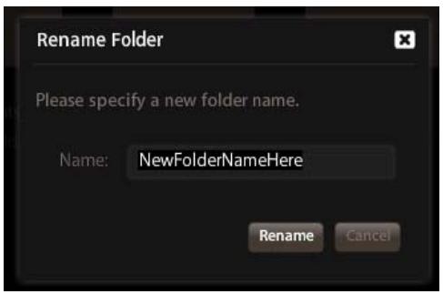 NETGEAR MS2110 - Renaming a Folder - 2