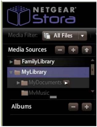 NETGEAR MS2120 - Expanding and Collapsing a Folder - 1