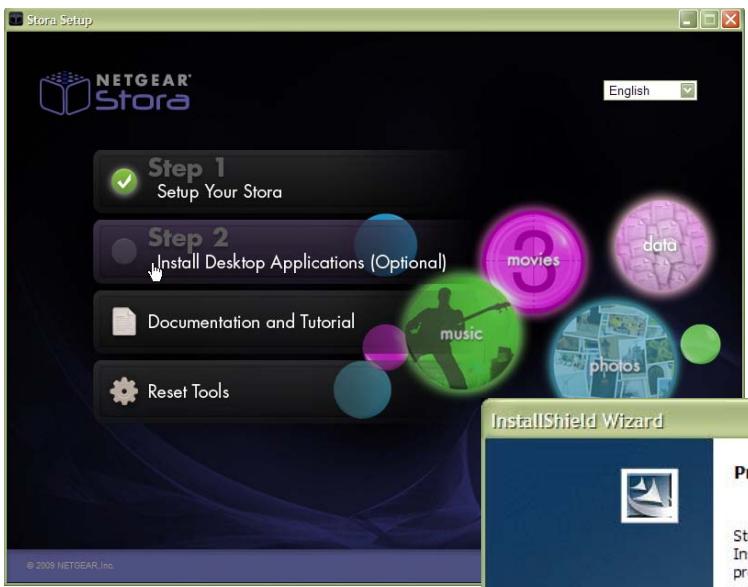 NETGEAR MS2120 - Click Step 2: Install Desktop Applications (Optional) - 1