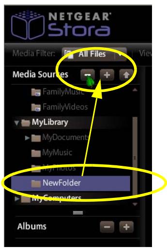 NETGEAR MS2120 - To delete a folder - 1