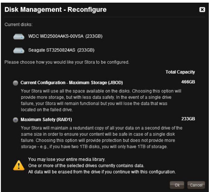 NETGEAR MS2120 - Button options that appear - 4