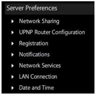 NETGEAR MS2120 - Server Preferences - 1