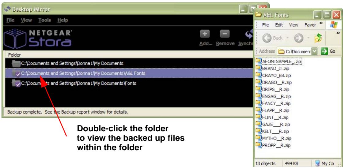 NETGEAR MS2120 - Viewing Files with Folders - 1