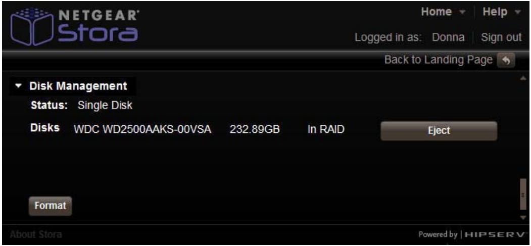 NETGEAR MS2120 - Button options that appear - 1