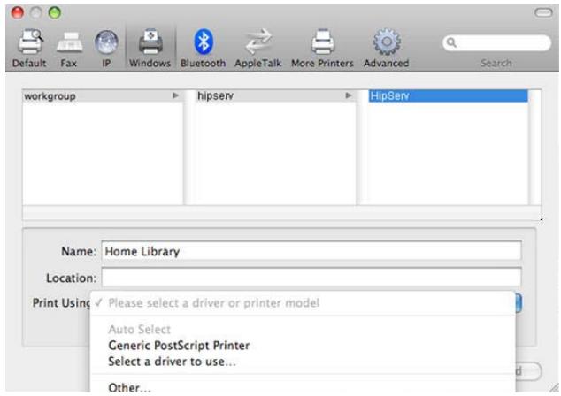 NETGEAR MS2120 - To add a printer - Mac - 4