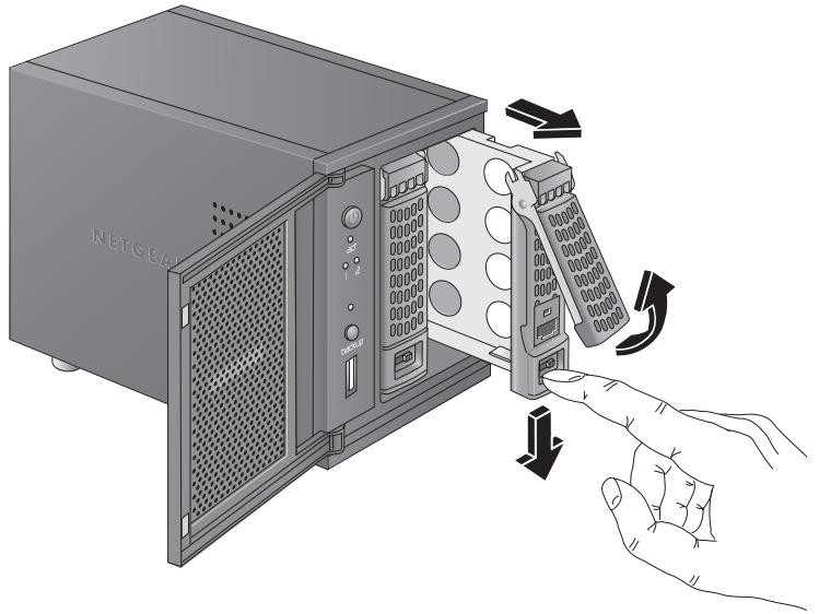 NETGEAR READYNAS DUO RND2000 - Pour remplacer un disque : - 1