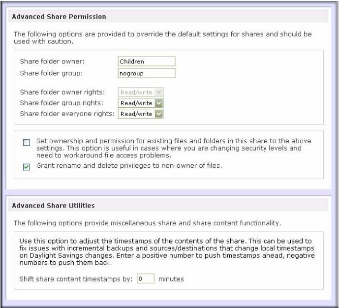 NETGEAR READYNAS DUO RND2000 - Advanced Options - 1