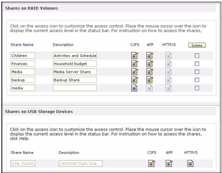 NETGEAR READYNAS DUO RND2000 - USB Shares - 1
