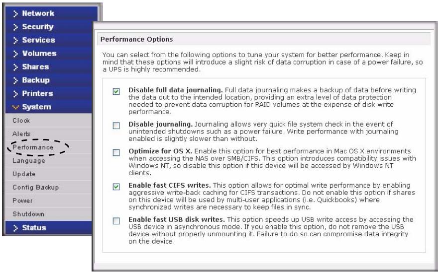 NETGEAR READYNAS DUO RND2000 - Performance - 1