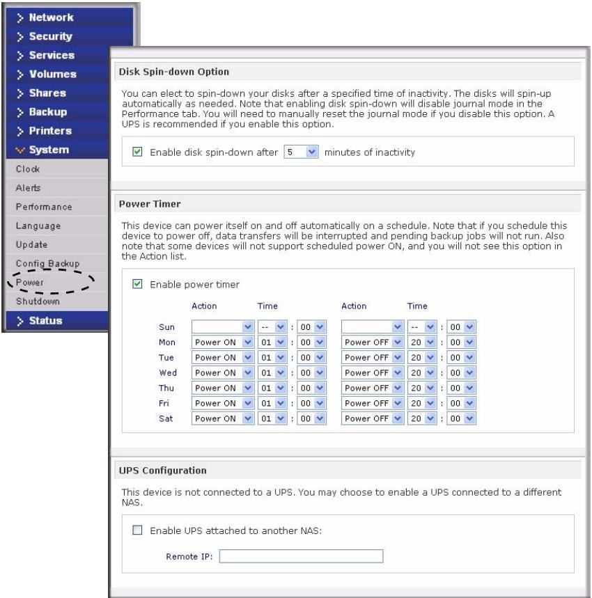 NETGEAR READYNAS DUO RND2000 - Disk Spin-Down Option - 1