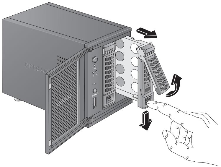 NETGEAR READYNAS DUO RND2000 - Pour ajouter un disque : - 1