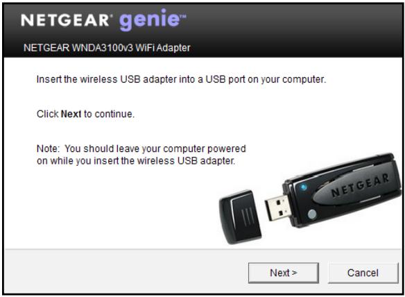 NETGEAR WNDA3100V3 - Set Up NETGEAR genie - 1