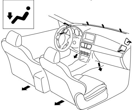MAZDA CX-5 2011 - Sélection du mode de circulation d'air - 3