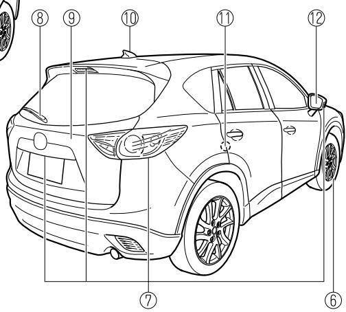MAZDA CX-5 2011 - Vue générale de l'habitacle - 5