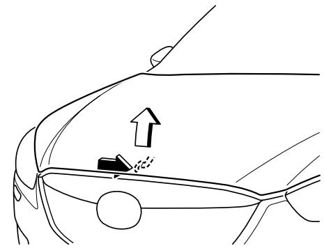 MAZDA CX-5 2011 - Ouvrir le capot - 2
