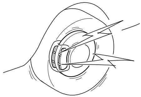 MAZDA CX-5 2011 - Indicateur d'usure des plaquettes - 1