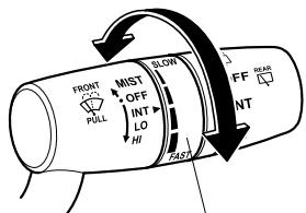 MAZDA CX-5 2011 - Essuie-glace intermittent à vitesse variable - 1