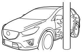 MAZDA CX-5 2011 - Limites à la détéction de collision latérale: - 1