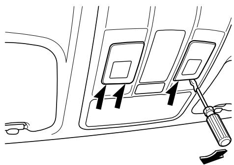 MAZDA CX-5 2011 - Remplacement des ampoules d'éclairages interieurs - 1