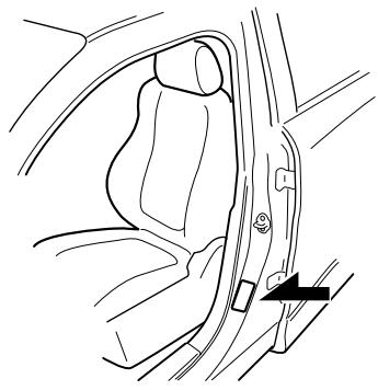 MAZDA CX-5 2011 - Etiquette des normes de sécurité automobile - 1