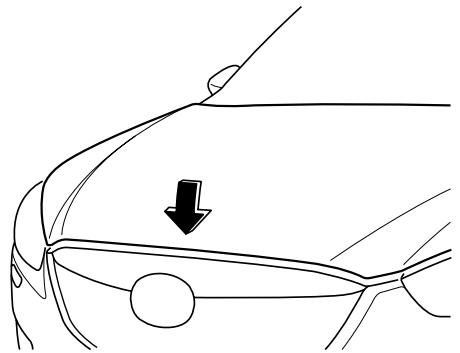 MAZDA CX-5 2011 - Fermer le capot - 2