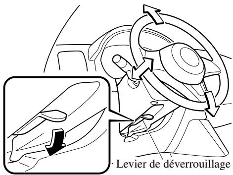 MAZDA CX-5 2011 - Ajustement du volant de direction - 1