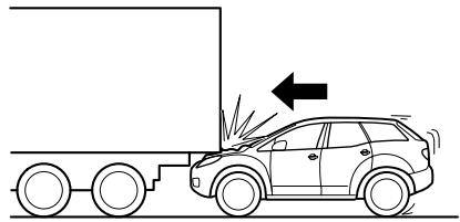 MAZDA CX-5 2011 - Limits à la détction des collisions frontale/semi-frontale: - 3