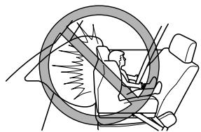 MAZDA CX-5 2011 - Ne jamais utiliser, sur le siège avant avec un coussin d'air qui risque de se déployer, un système de dispositif de sécurité pour enfants faisant face à l'arrête du vehicule: - 1