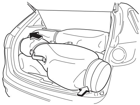 MAZDA CX-5 2011 - Compartiment à bagages - 3